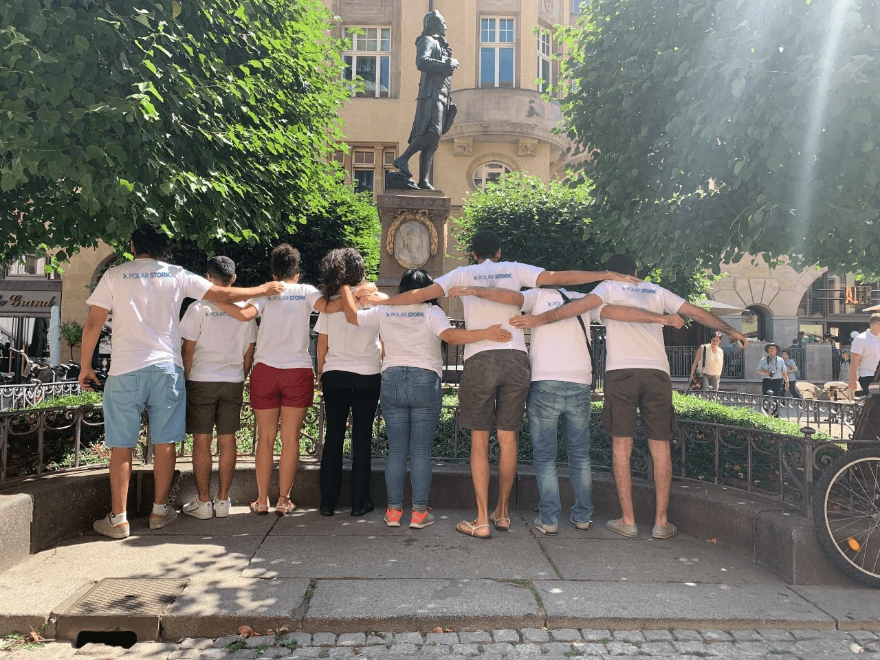 Polar Stork super team got your back